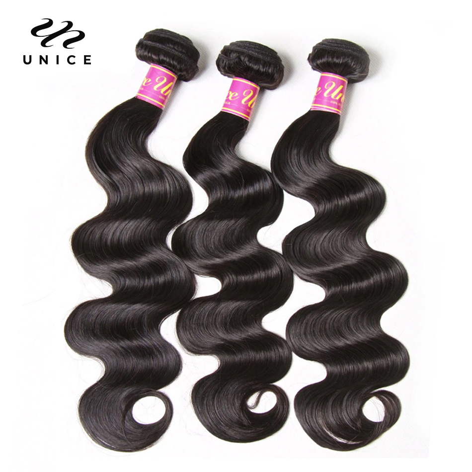 Sewing Technology - UNice Body Wave Bundles Natural Color