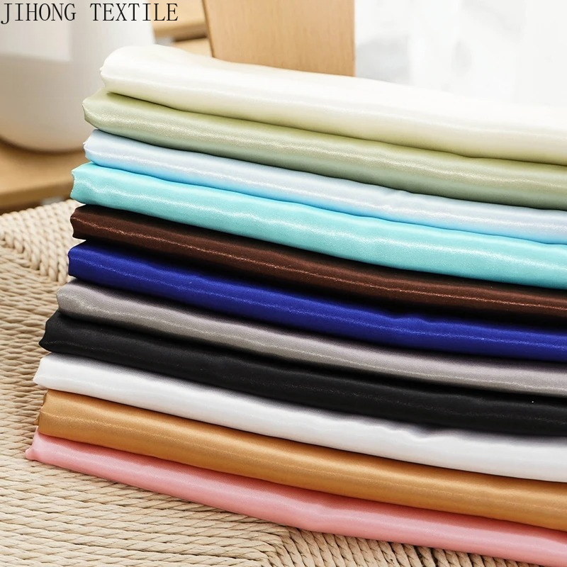 Is Sewing A Textile Craft - 26 Colors Premium Satin Fabric Dress