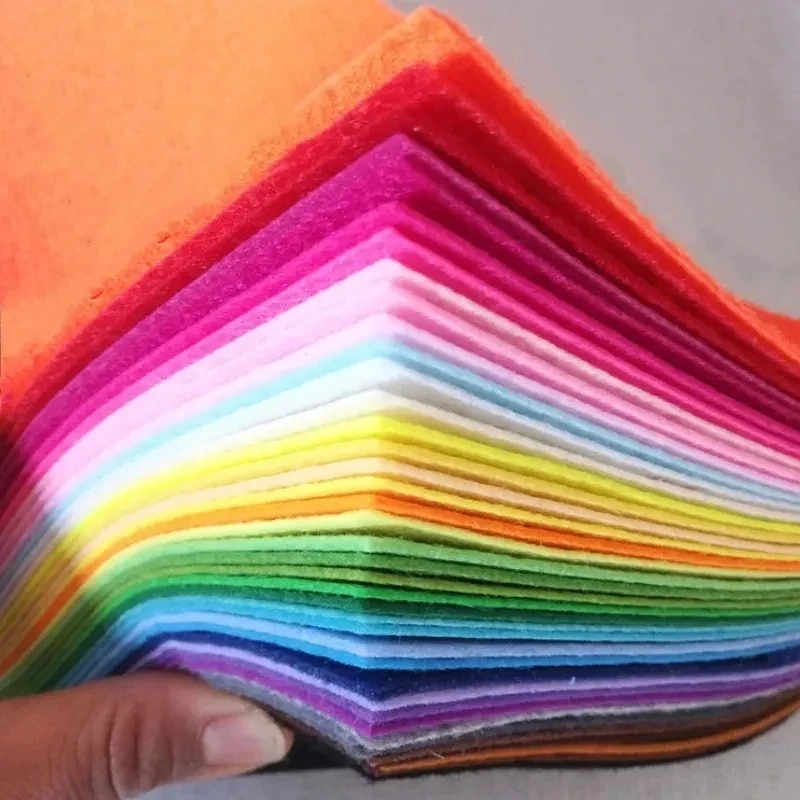 Is Sewing A Textile Craft - 40Pcs Soft Felt Fabric Sheet Assorted