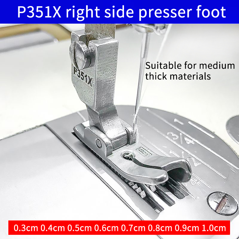 Sewing Machine Fabric - Industrial flat sewing machine right blocking