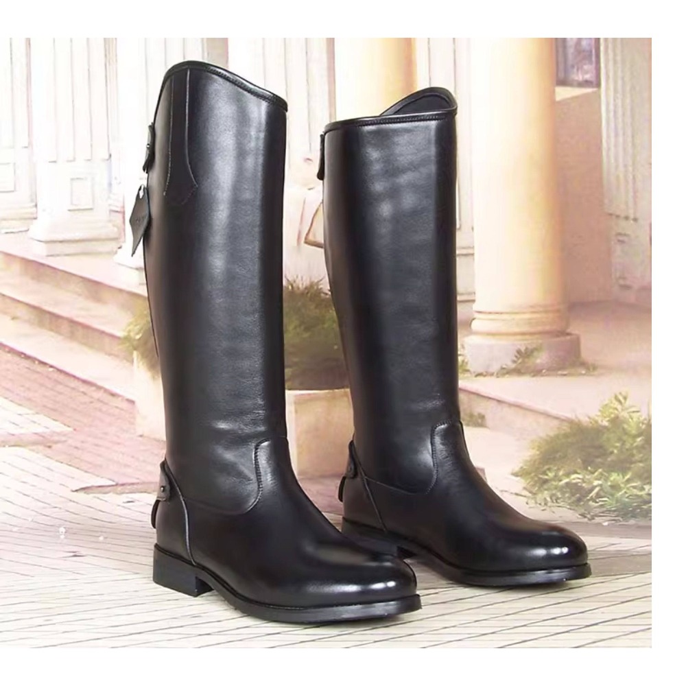 Sewing Zipper - Fashion Men's Genuine Leather Honor Guard