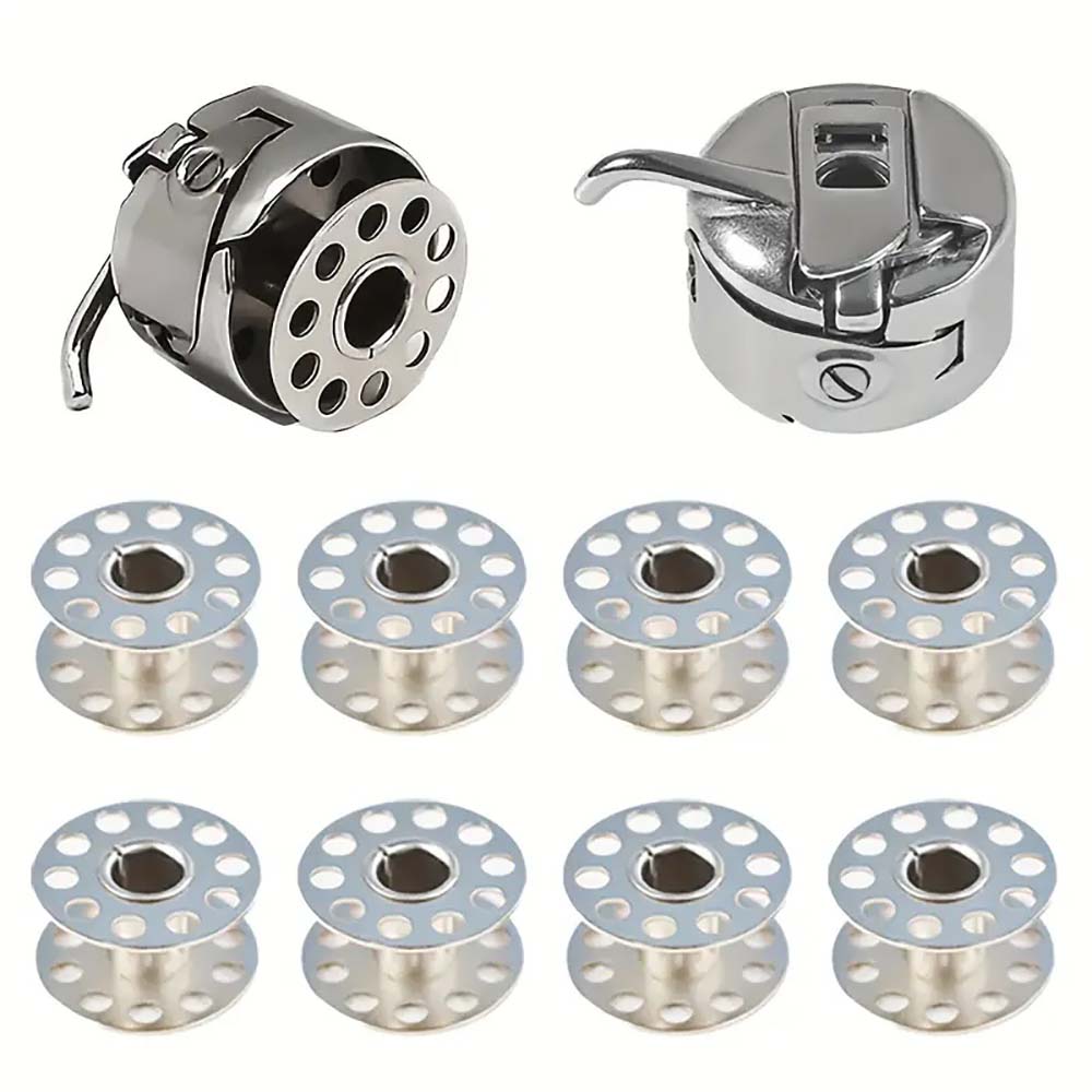 Sewing Tas - Bobbin Case and Metal Bobbins for