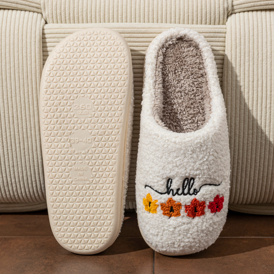 Sewing House - Winter Women's Slippers Indoor Soft Breathable