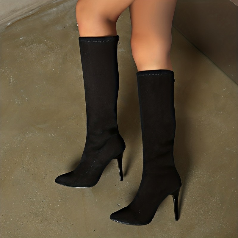 Women's Fashion Boots	Pointed  - Sewing Zipper 评论和价格