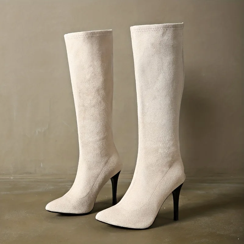 Women's Fashion Boots	Pointed  - Sewing Zipper 评论和价格