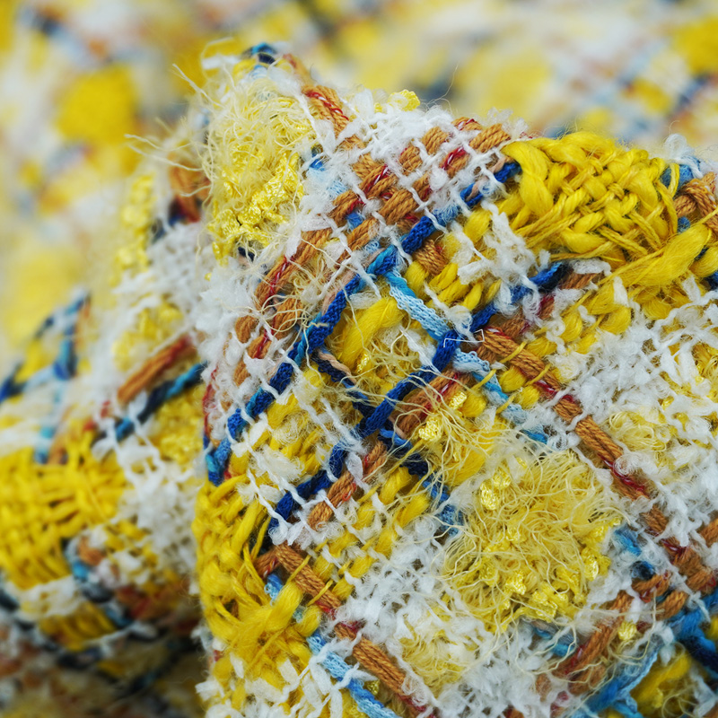 Vibrant Style Yellow Multicolo - Sewing Tweed 评论和价格