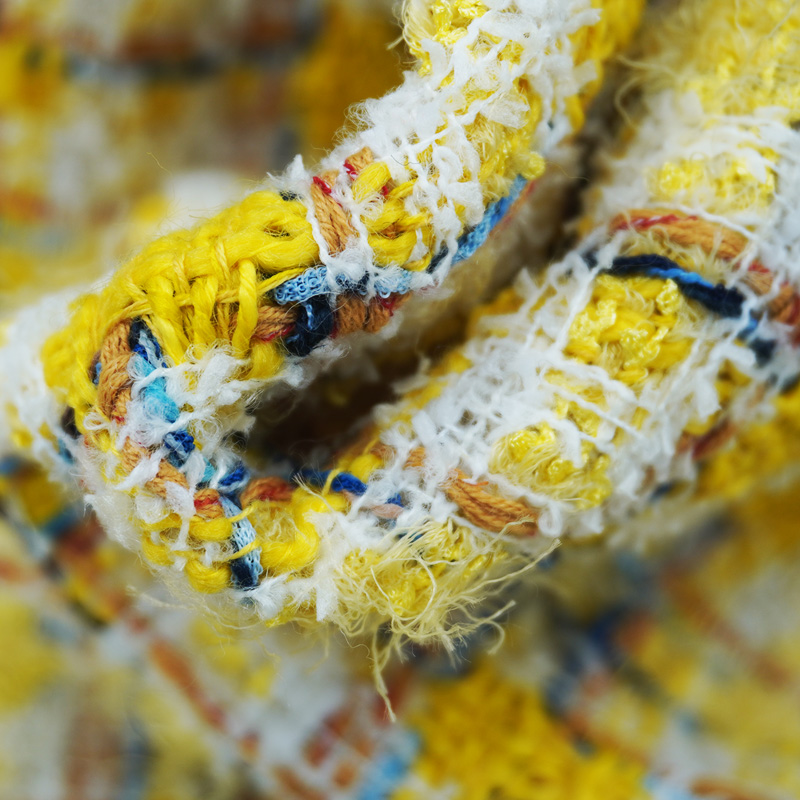Vibrant Style Yellow Multicolo - Sewing Tweed 评论和价格