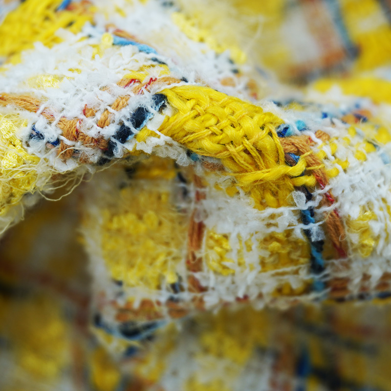 Vibrant Style Yellow Multicolo - Sewing Tweed 评论和价格
