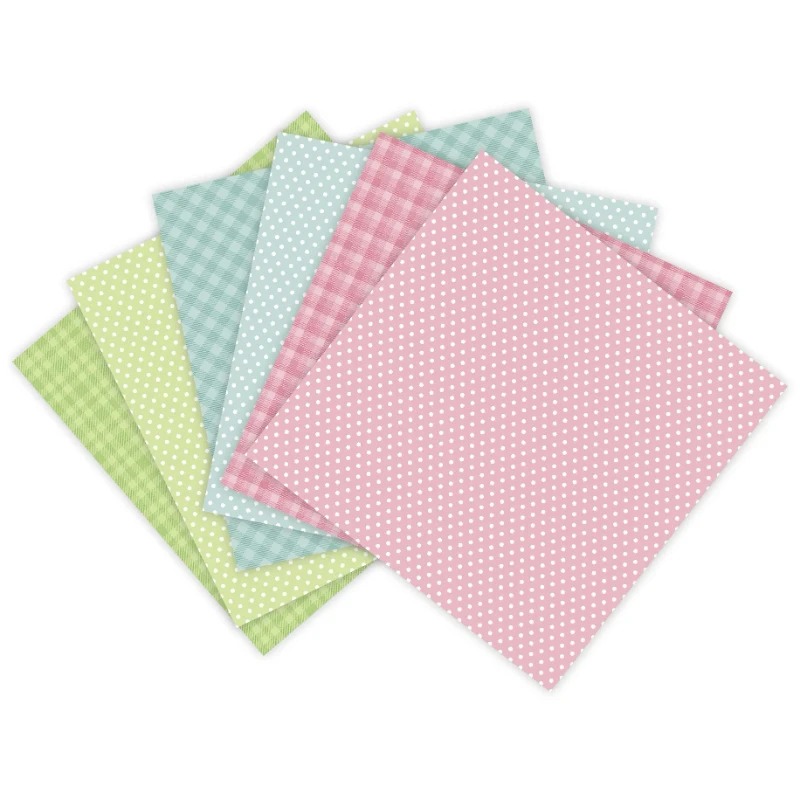 12 Sheets Spring Colors Craft  - Pattern Tissue Paper 评论和价格