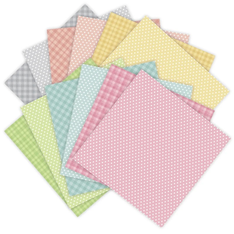 12 Sheets Spring Colors Craft  - Pattern Tissue Paper 评论和价格