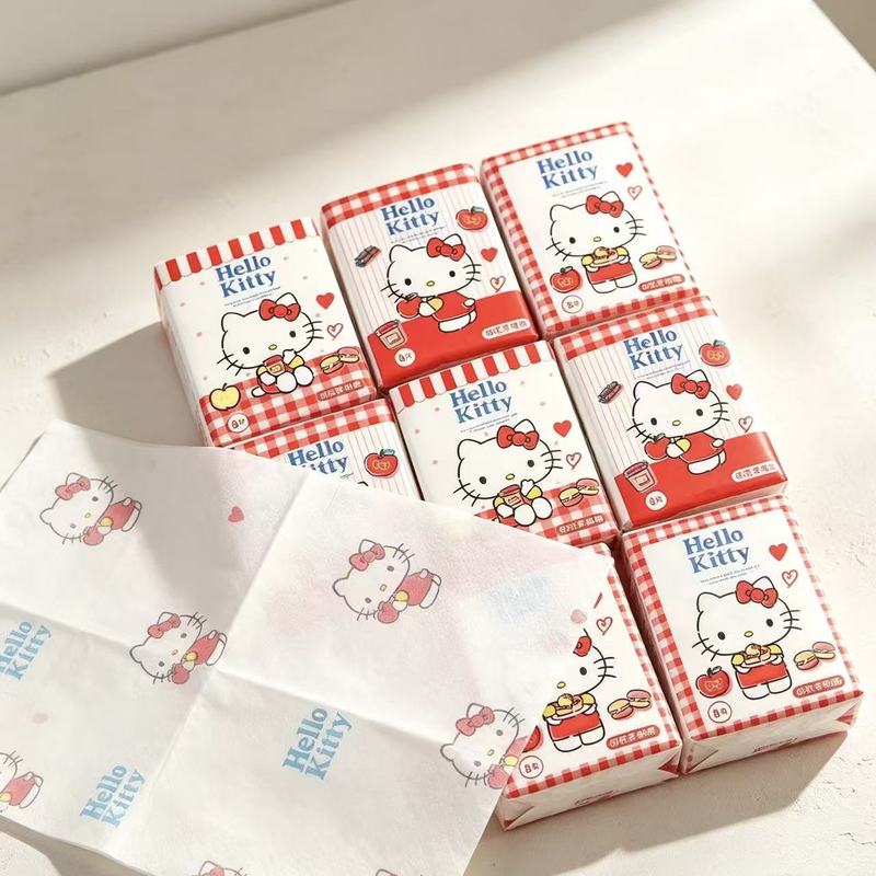 Hello Kitty Printed Handkerchi - Pattern Tissue Paper 评论和价格
