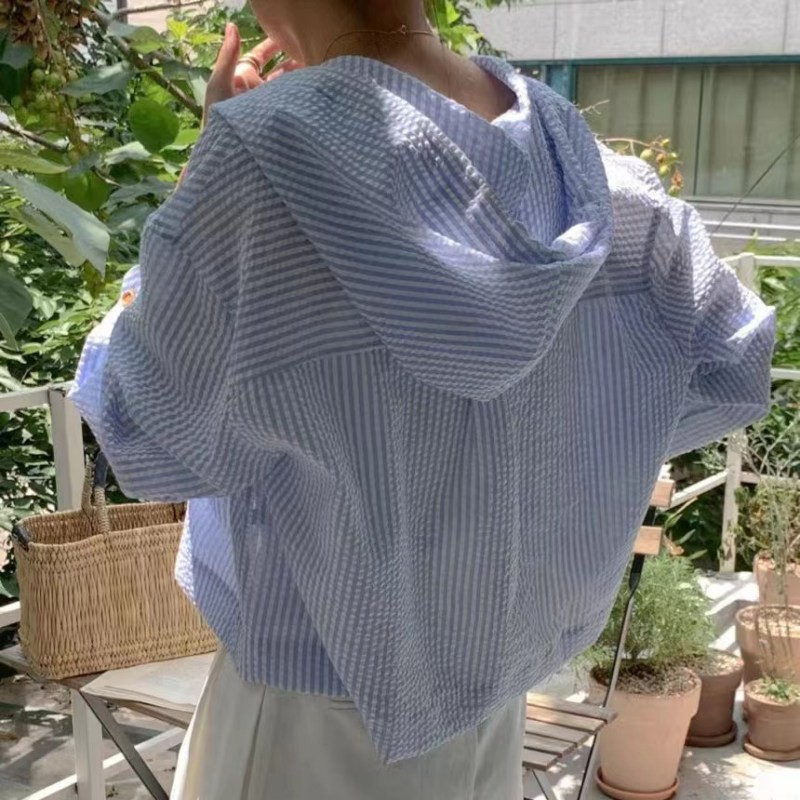 Women Shirt Summer Fashion Sun - Sewing Garments 评论和价格