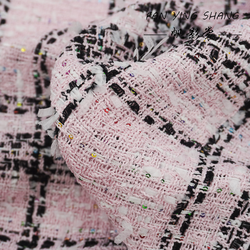 Pink Classical Big Plaid Color - Sewing Tweed 评论和价格