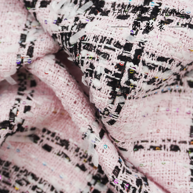 Pink Classical Big Plaid Color - Sewing Tweed 评论和价格