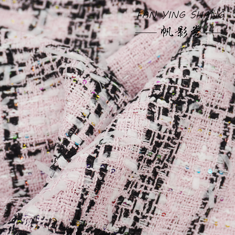 Pink Classical Big Plaid Color - Sewing Tweed 评论和价格