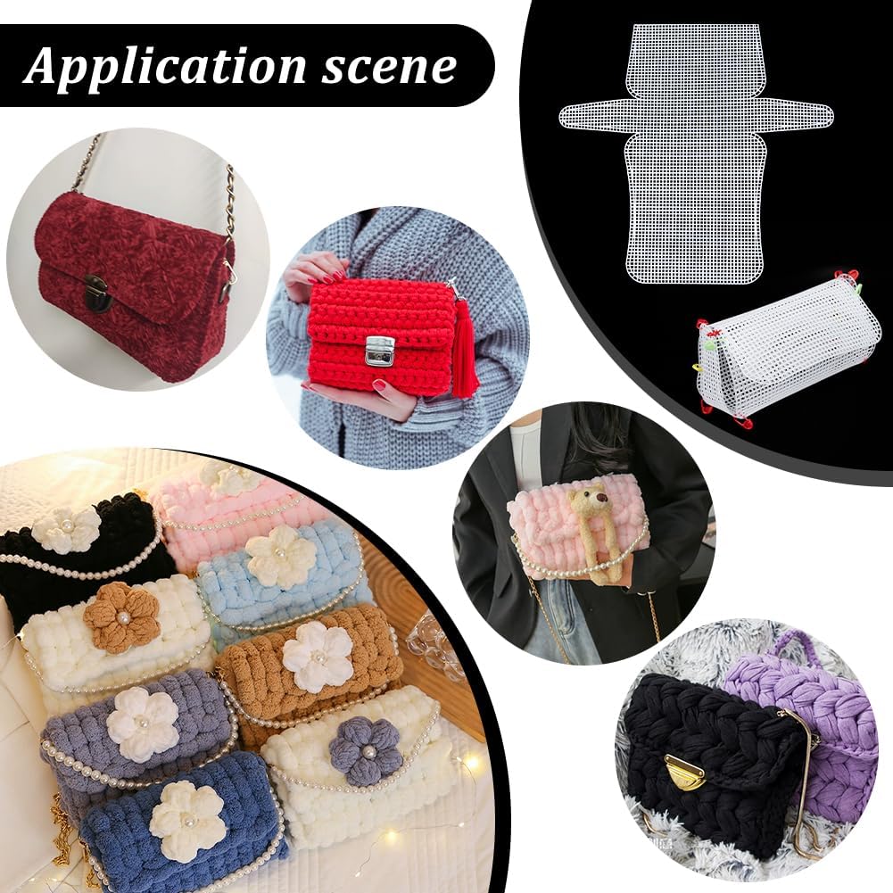 1-4Pcs Plastic Mesh Canvas She - Sewing Net 评论和价格