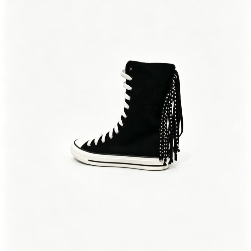 Canvas Shoes Woman New Medium  - Sewing Front Zipper 评论和价格