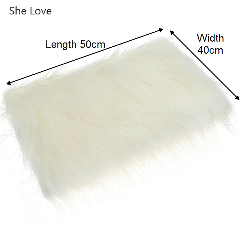 Chzimade 40x50cm Faux Fur Fabr - Is Sewing A Textile Craft 评论和价格