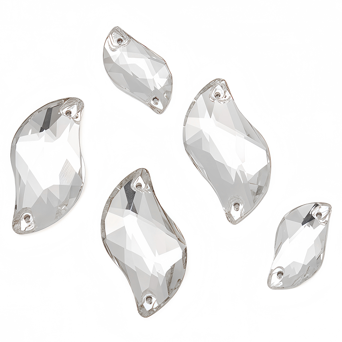 S Shape Sew On Rhinestone Crys - Sewing Garments 评论和价格