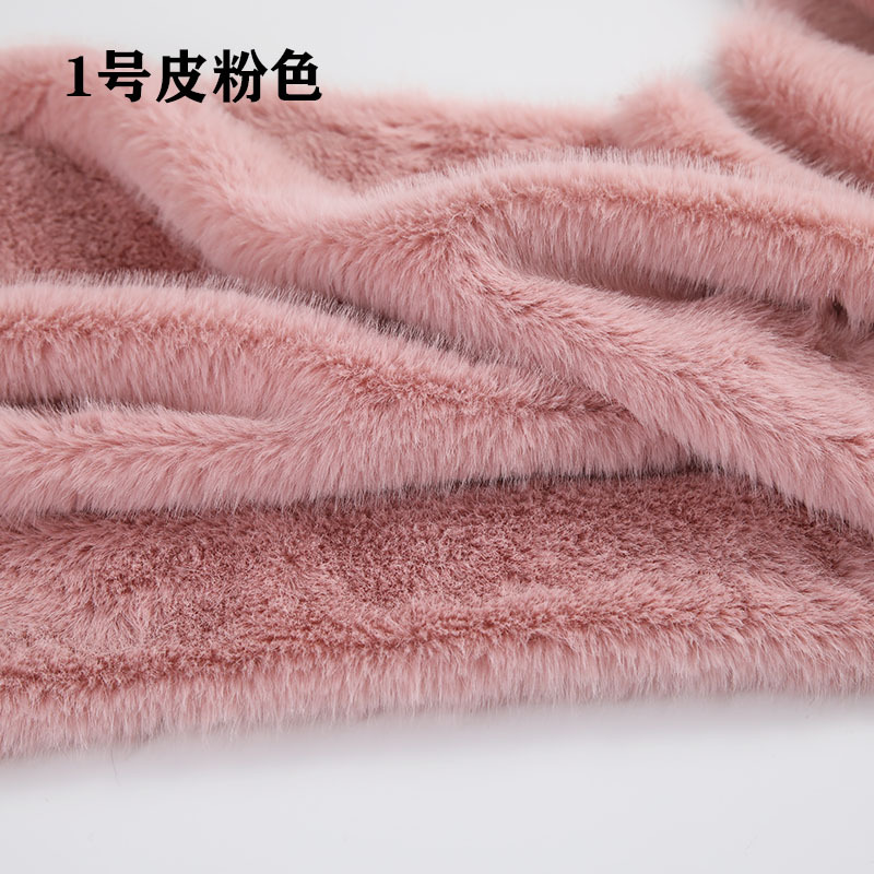 High Low Pile Faux Plush Fabri - Sewing Garments 评论和价格