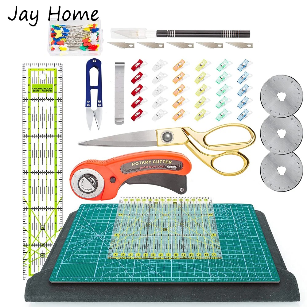 42PCS Rotary Cutter Set 45mm F - Rotary Cutter Fabric 评论和价格