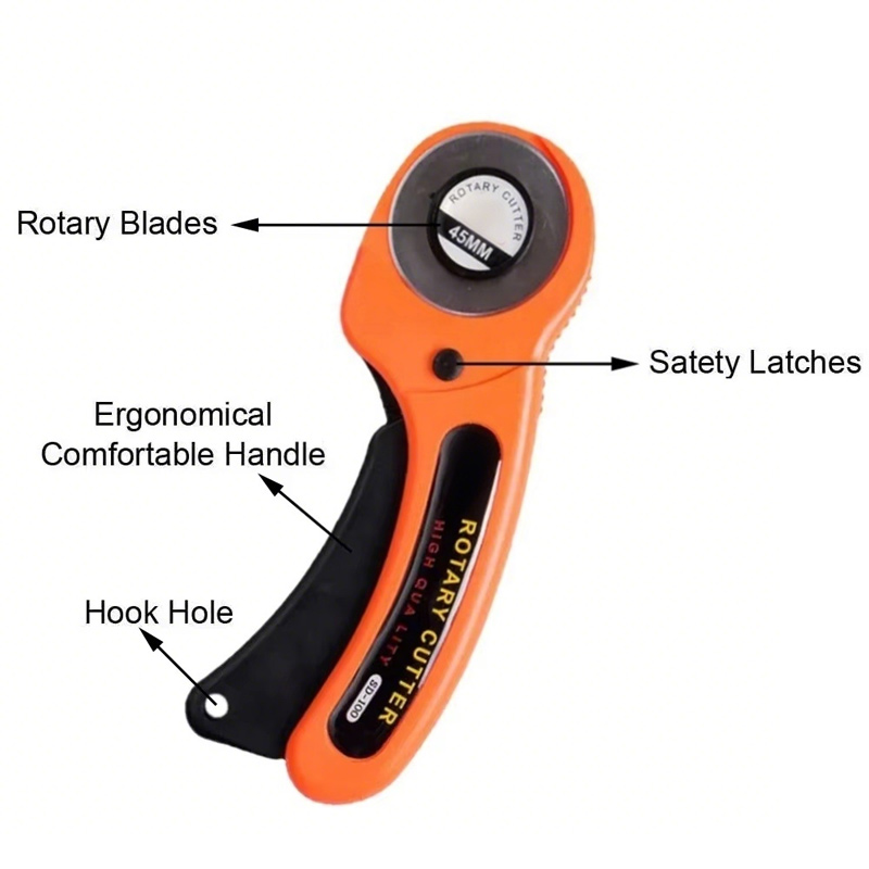 45MM Roller Wheel Knife Cloth  - Rotary Cutter Fabric 评论和价格