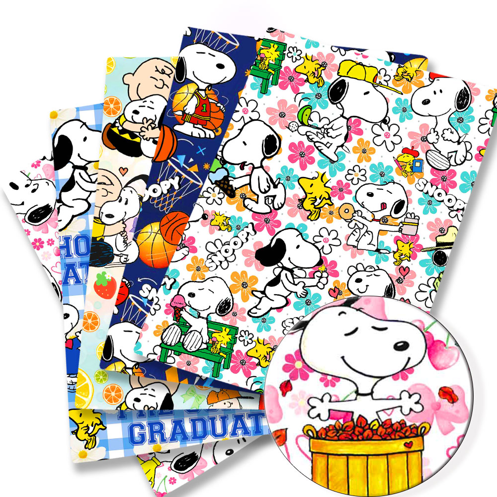 TAKARA TOMY Snoopy fabric140x5 - Sewing Textiles 评论和价格