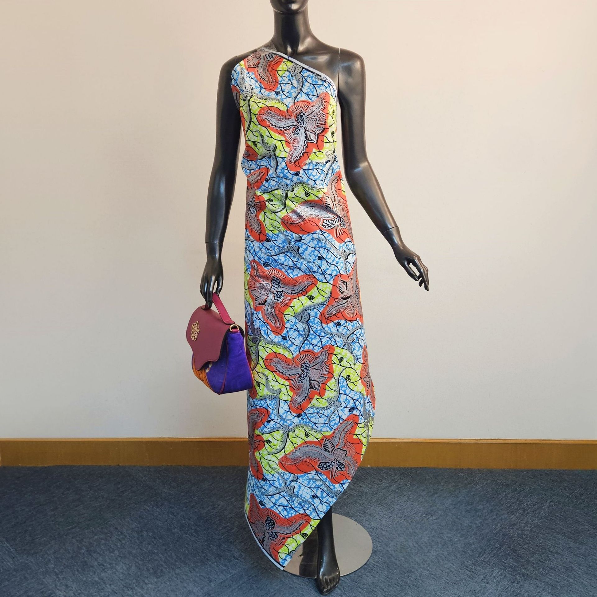 6Yards Long Printed Multicolor - Sewing Batik 评论和价格
