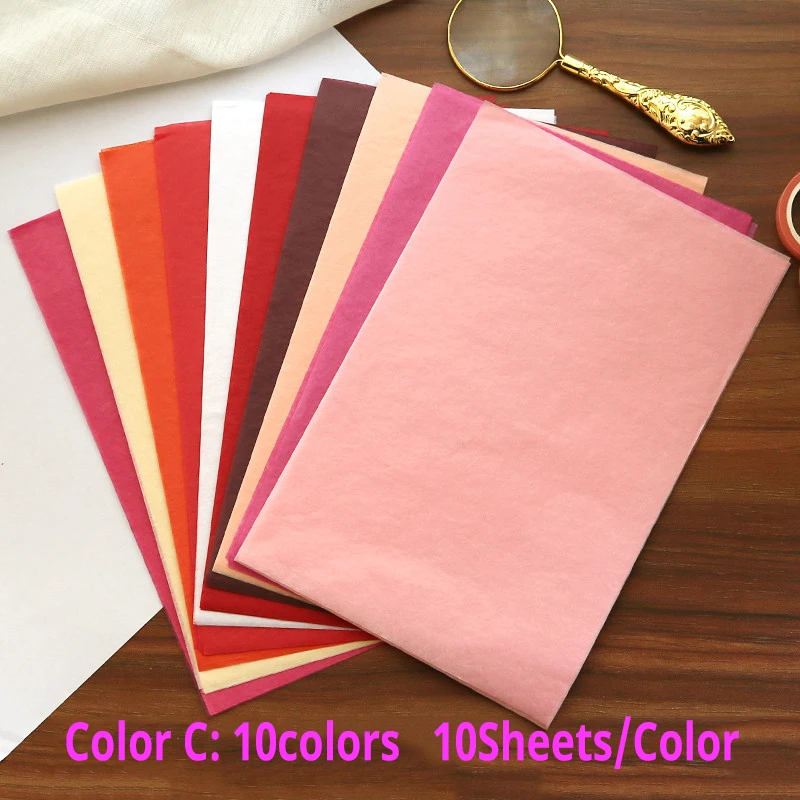 210*140mm A5 100sheets/bag Col - Pattern Tissue Paper 评论和价格
