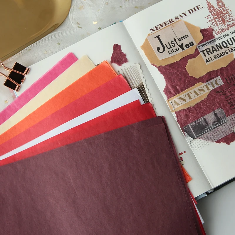 210*140mm A5 100sheets/bag Col - Pattern Tissue Paper 评论和价格