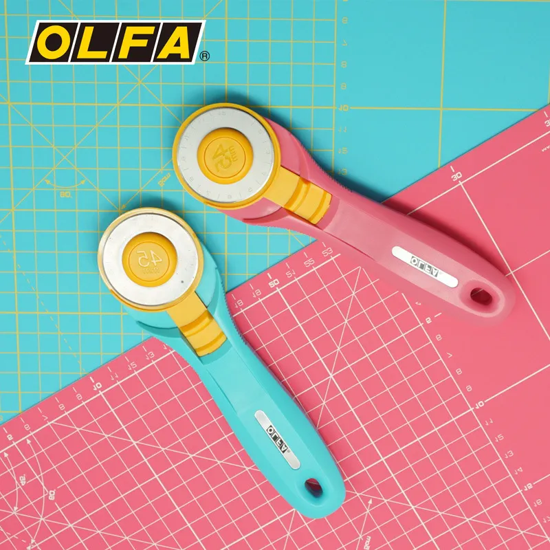 Olfa RTY-2/C 45mm Rotary Pinkl - Rotary Cutter Fabric 评论和价格