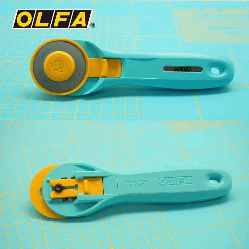 Olfa RTY-2/C 45mm Rotary Pinkl - Rotary Cutter Fabric 评论和价格
