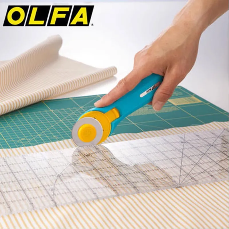 Olfa RTY-2/C 45mm Rotary Pinkl - Rotary Cutter Fabric 评论和价格