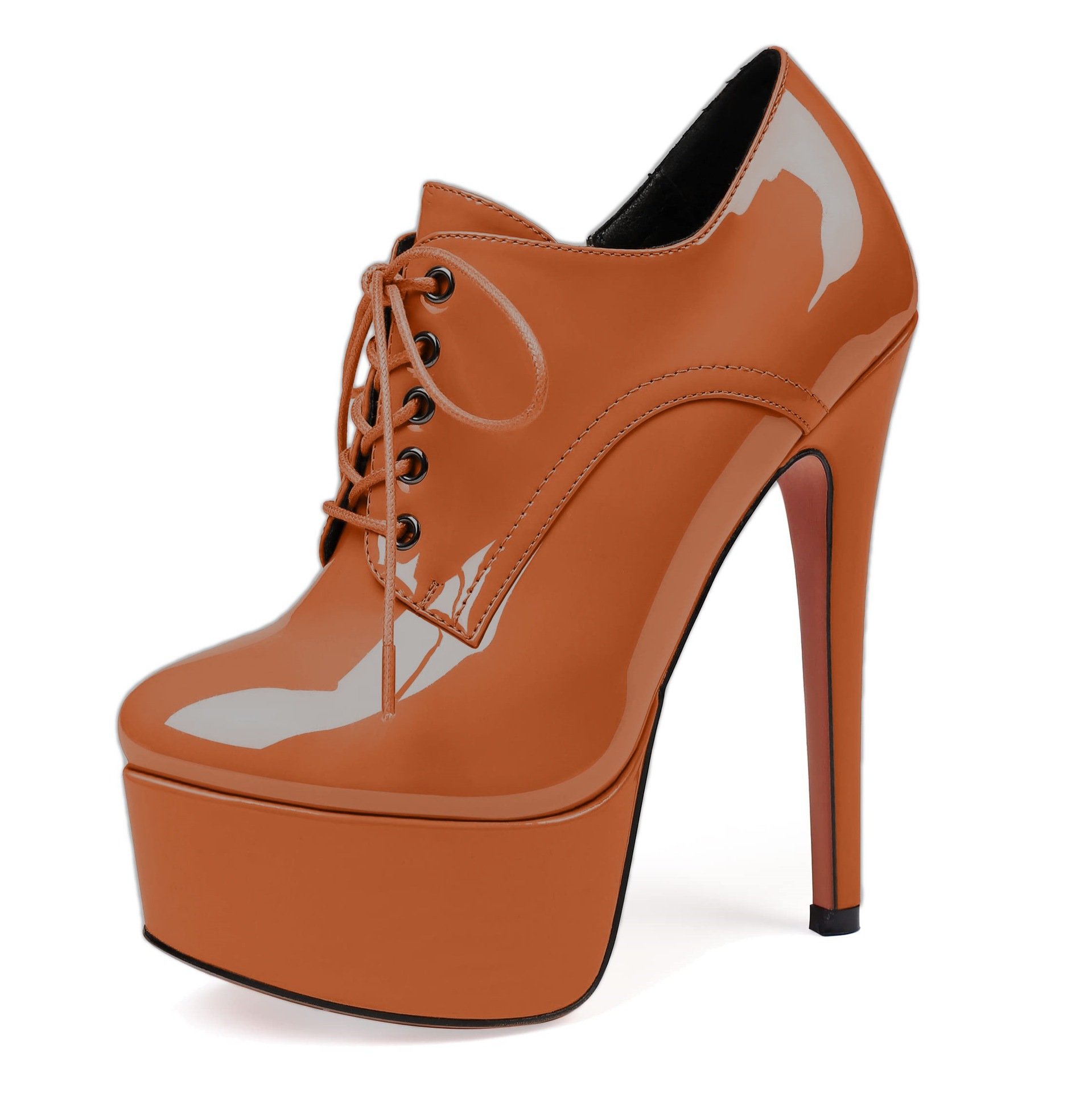 2025 Women's High Heel Platfor - Sewing Front Zipper 评论和价格