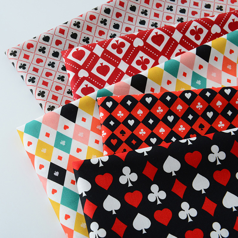 Ins Poker Element Cotton Digit - Sewing Textiles 评论和价格