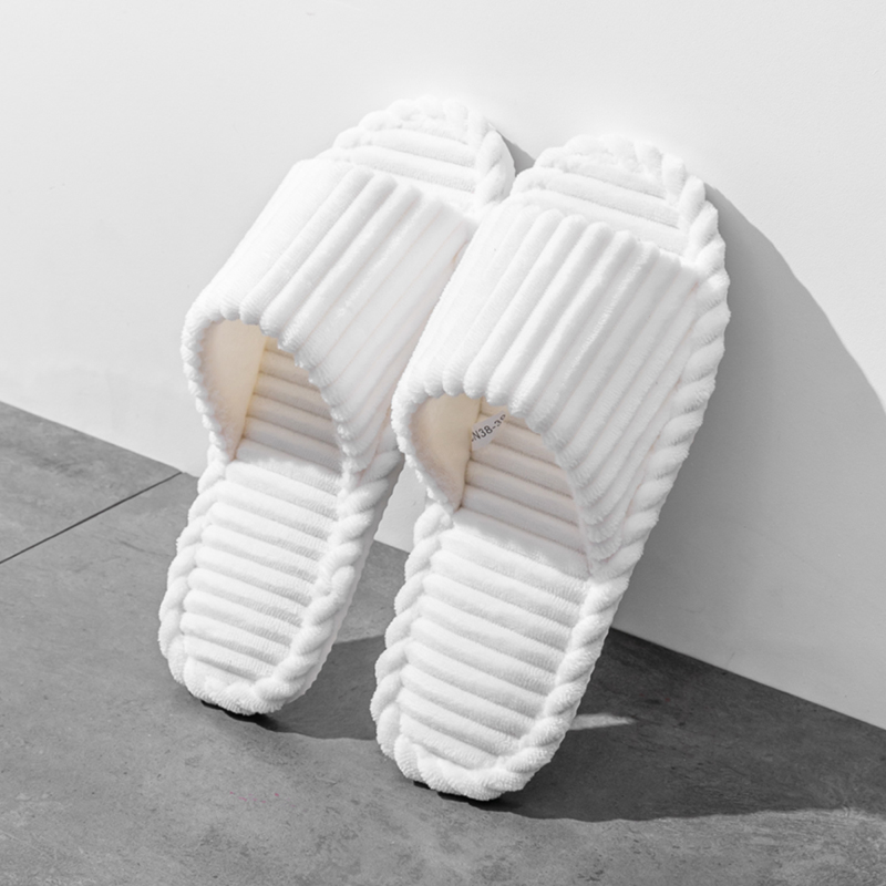 Open-Toe Breathable House Slip - Sewing House 评论和价格