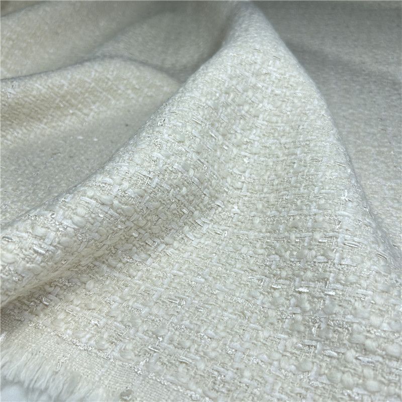 Beige French Luxury Draped Fri - Sewing Tweed 评论和价格