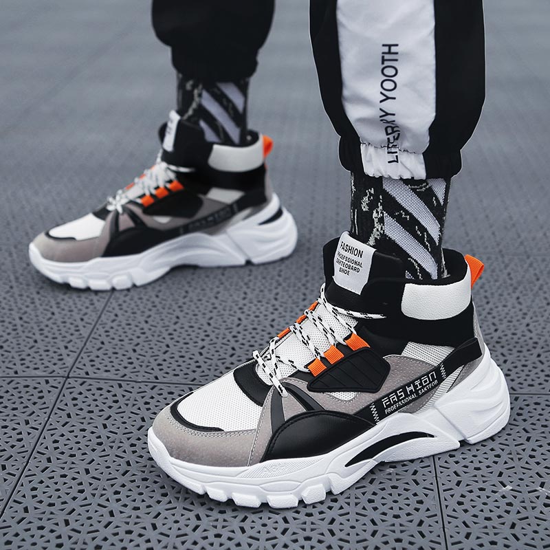Hightop Summer Men's Sport Sho - Sewing Front Zipper 评论和价格
