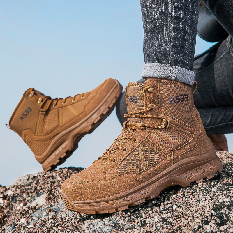 Men's Military Tactical Boots  - Sewing Zipper 评论和价格