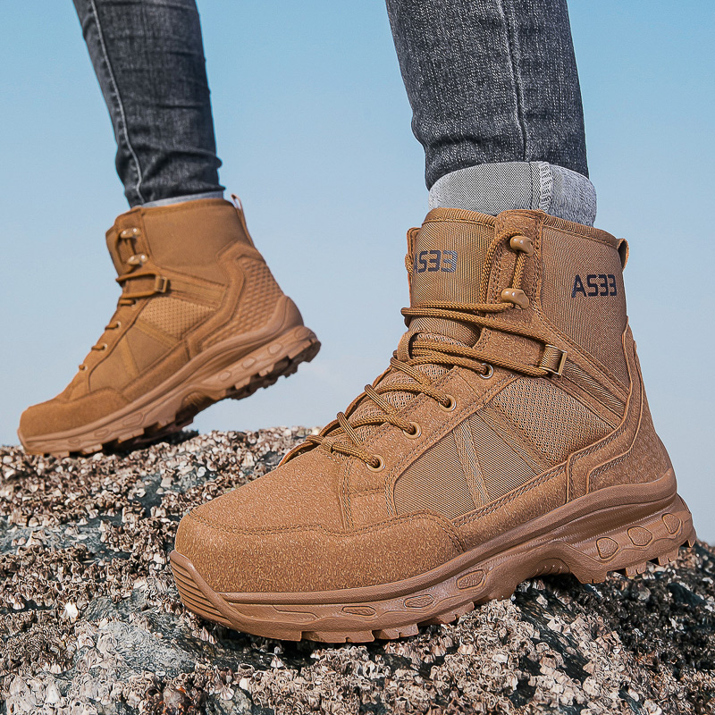 Men's Military Tactical Boots  - Sewing Zipper 评论和价格
