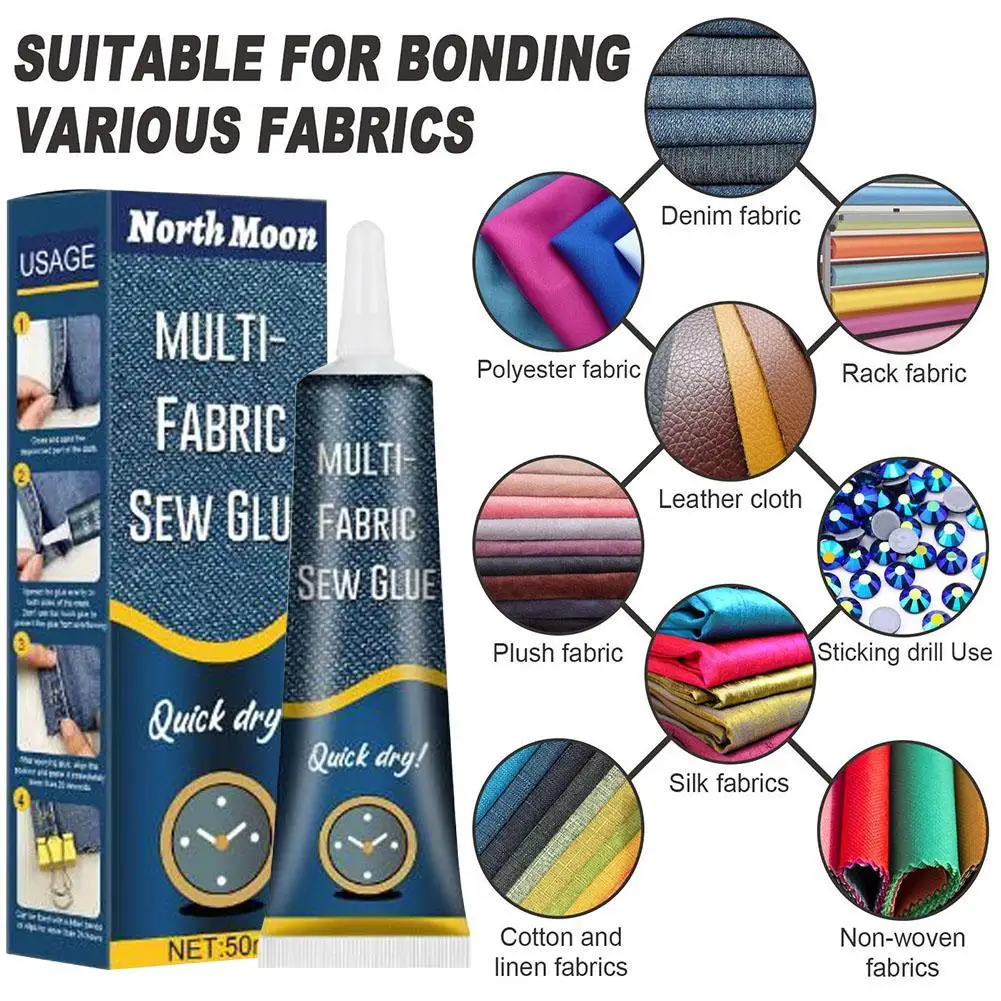 50ml Fabric Glue Quick Dry Fab - Sewing Technology 评论和价格