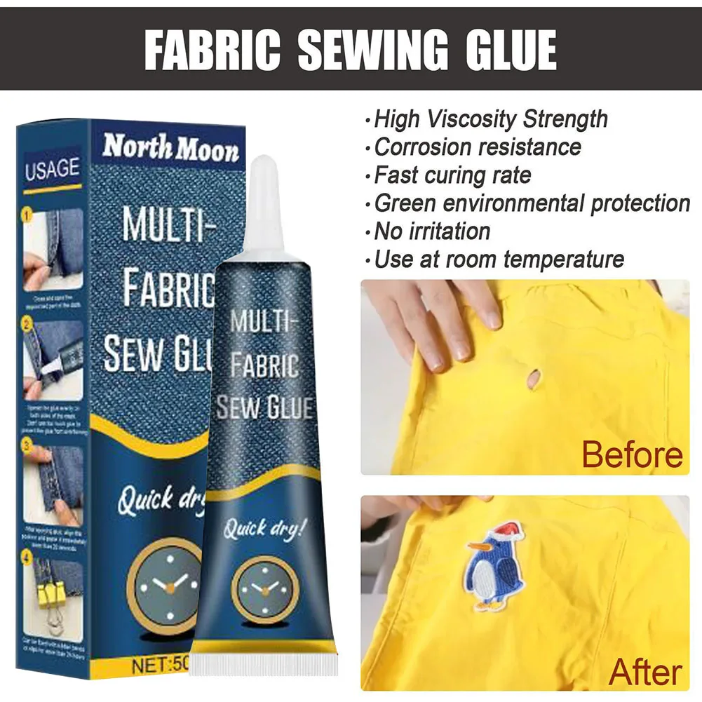 50ml Fabric Glue Quick Dry Fab - Sewing Technology 评论和价格
