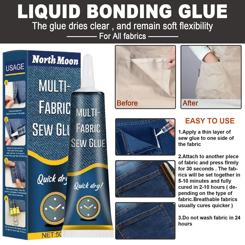 50ml Fabric Glue Quick Dry Fab - Sewing Technology 评论和价格