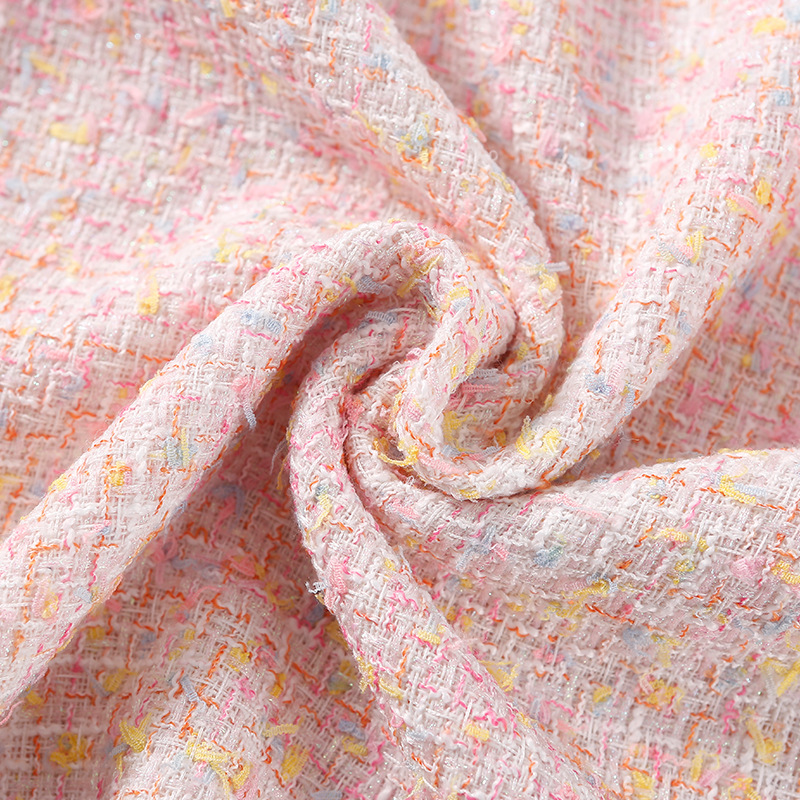 Luxury Tweed Fabric Boucle Fab - Sewing Tweed 评论和价格
