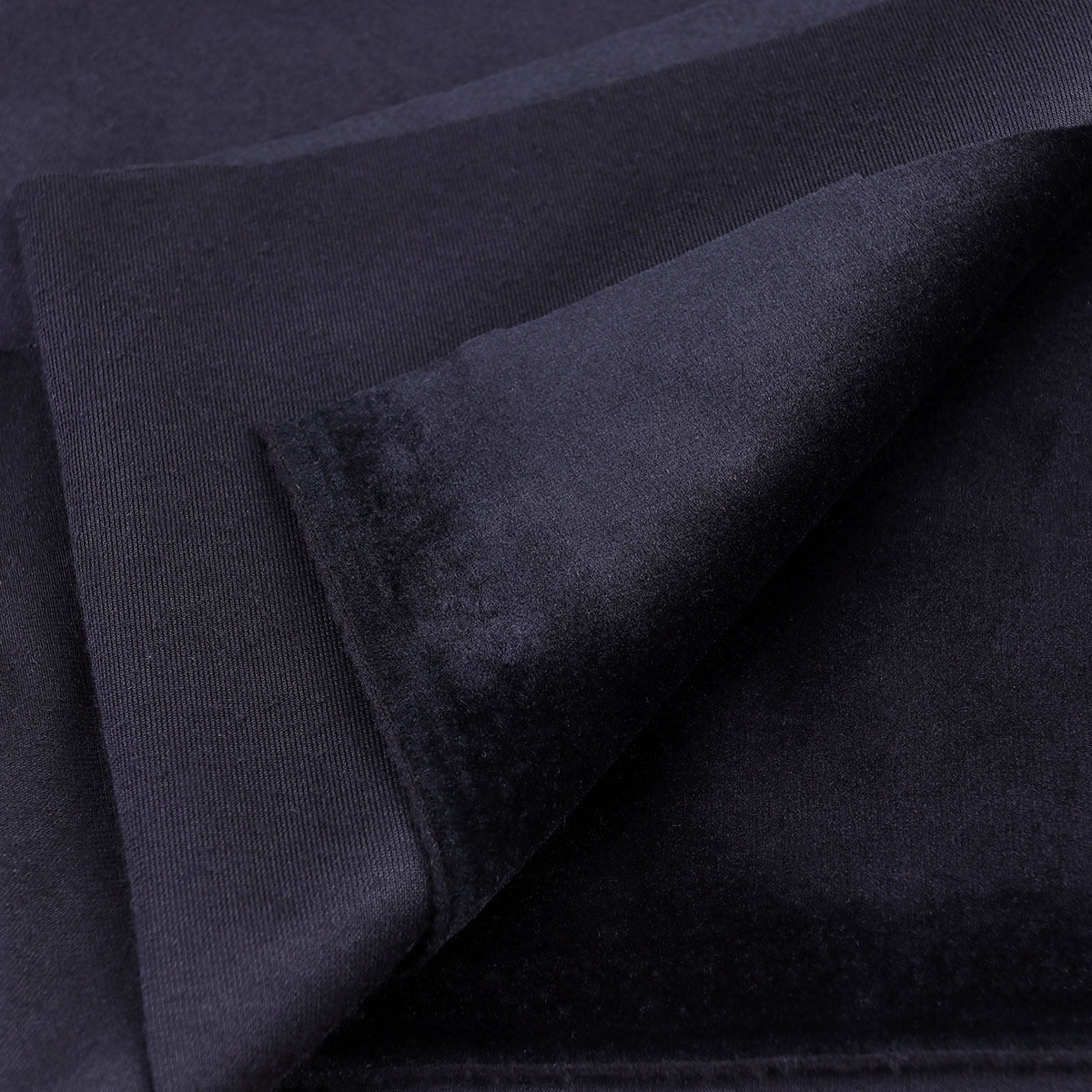 Black Single Side Lint Flannel - Sewing Textiles 评论和价格