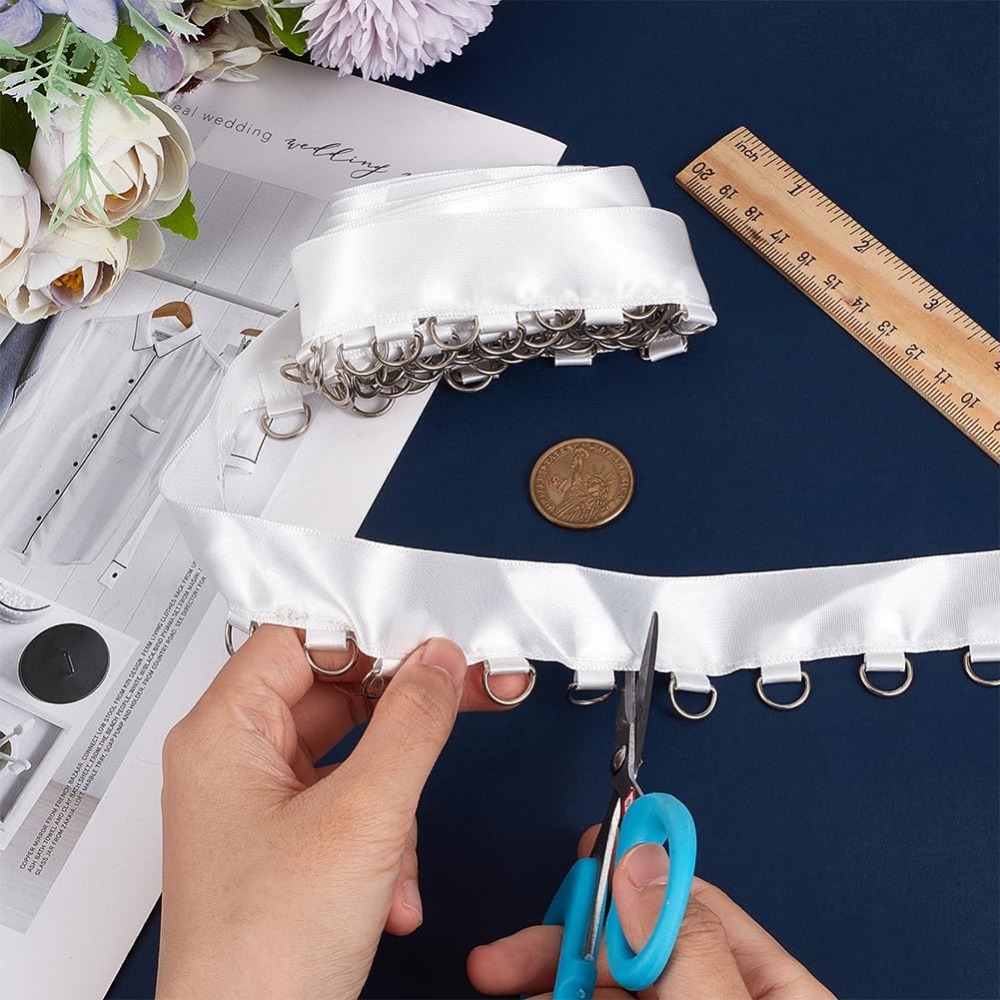 4 Yards White Grommet Trim wit - Sewing Garments 评论和价格