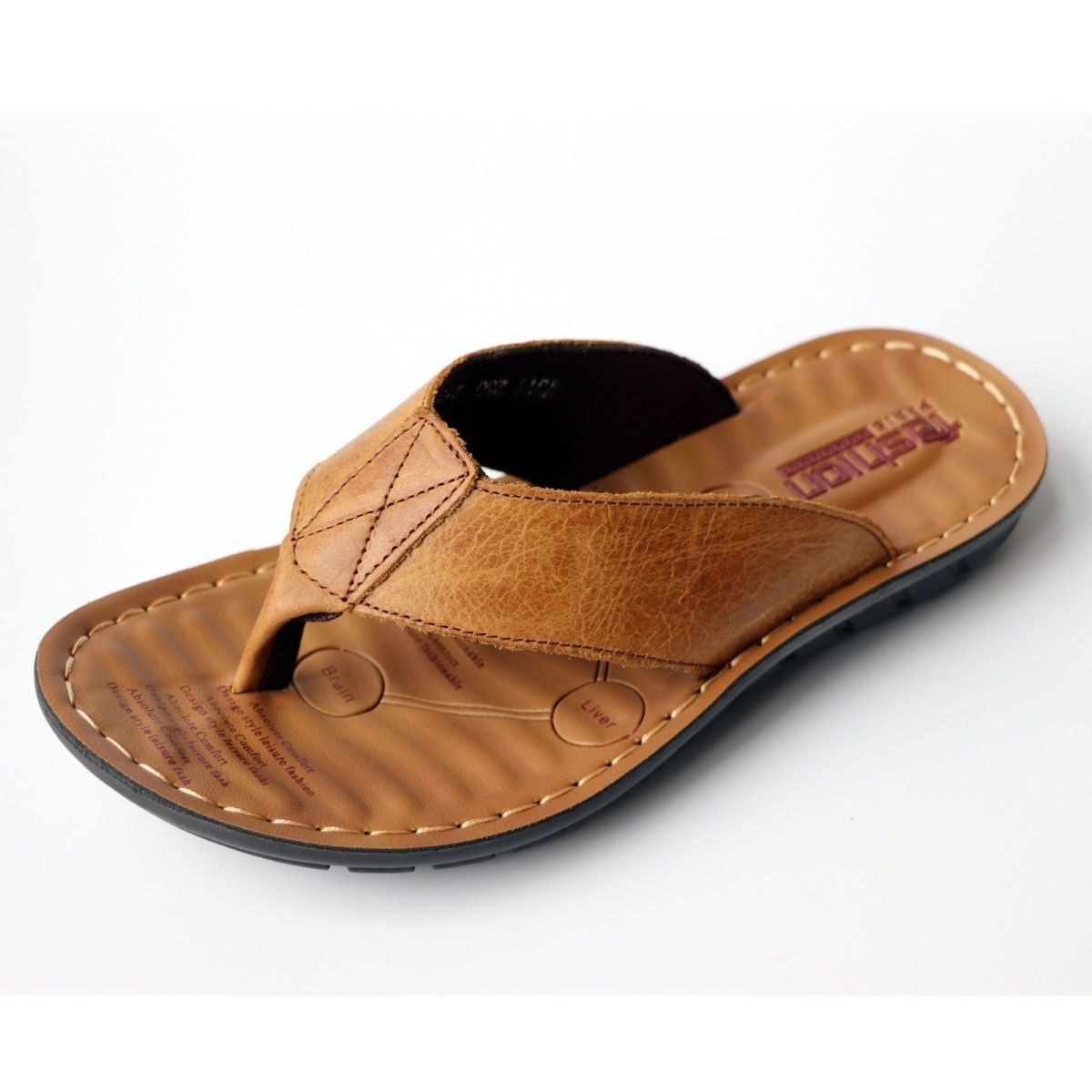 Summer Shoes Men Slippers Genu - Sewing Net 评论和价格