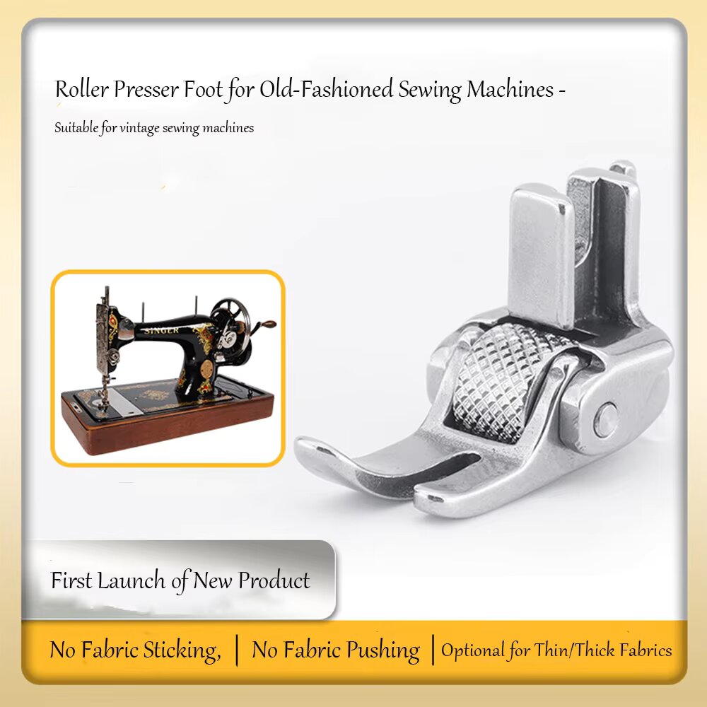 All Steel Roller Presser Foot  - Sewing Machine Fabric 评论和价格