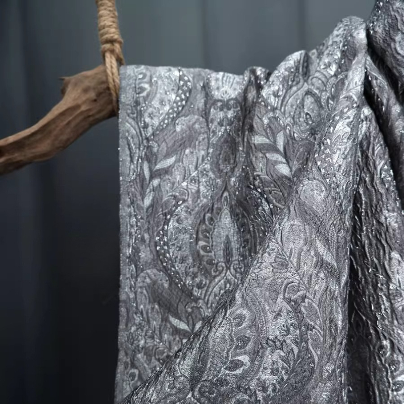 Gray Court Style Shiny Jacquar - Is Sewing A Textile Craft 评论和价格
