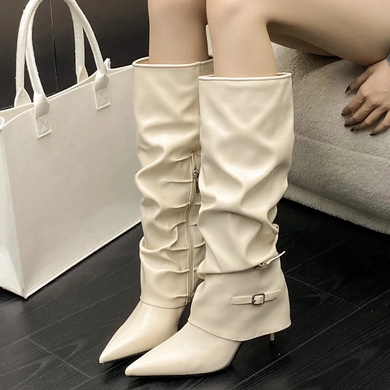 Eilyken Fashion Pleated Buckle - Sewing Zipper 评论和价格